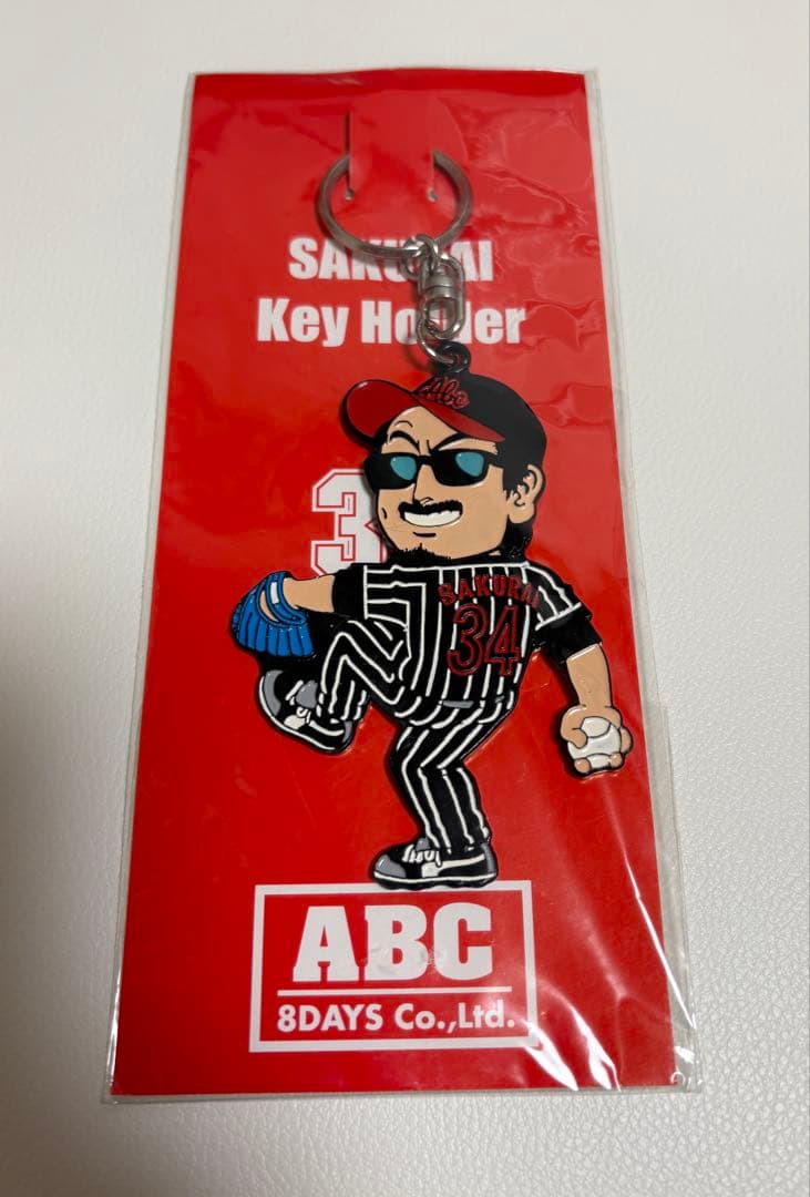 美品☆アルフィー☆THE ALFEE☆ABCキーホルダー☆野球☆坂崎幸之助