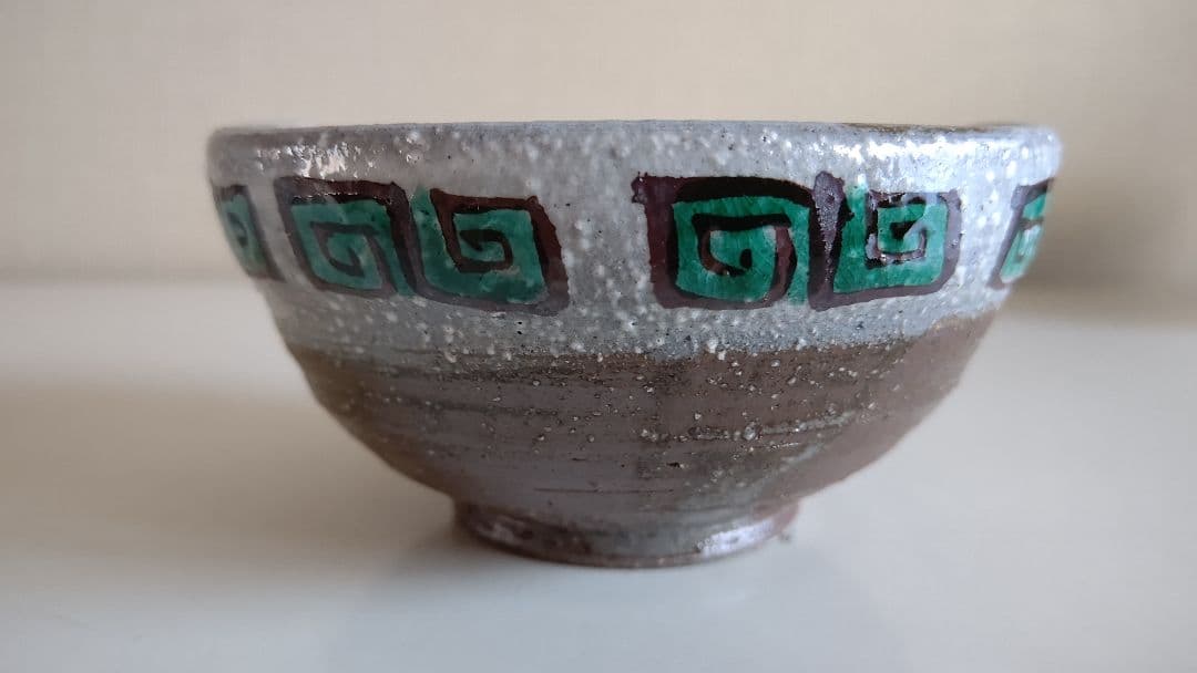 九谷焼 女流作家 鈴木晶子作 唐人 楕円小鉢揃 5客