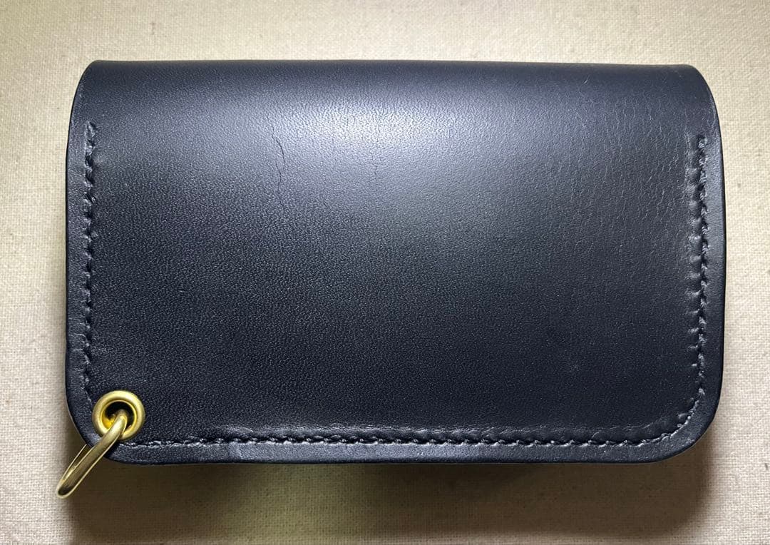 ミドル トラッカーウォレット 姫路レザー タンニン鞣し