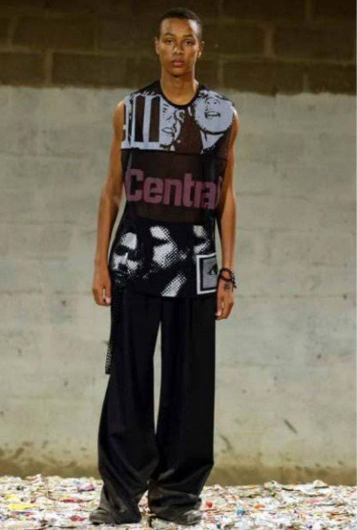 初期タグ 紺タグ ラフシモンズ raf simons ノースリーブ タンクトップ