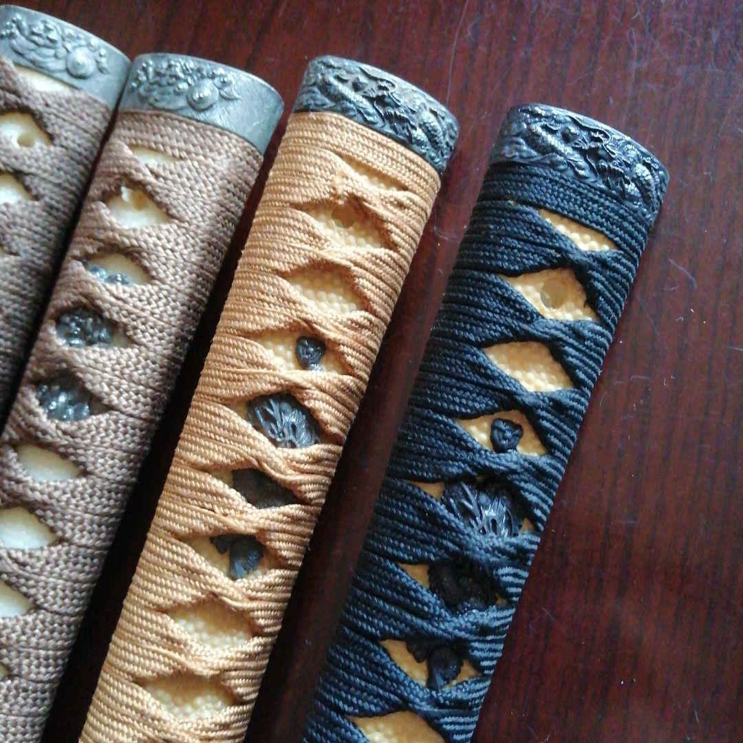 日本刀装具　柄4本