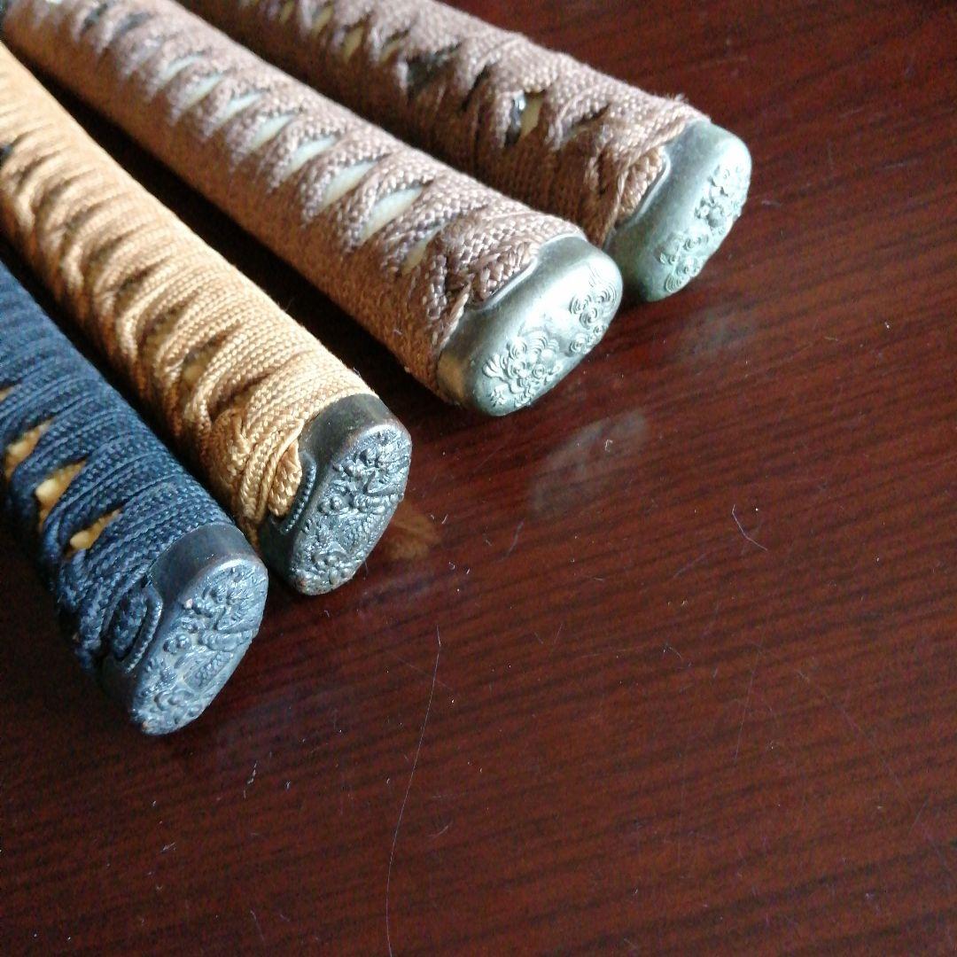 日本刀装具　柄4本