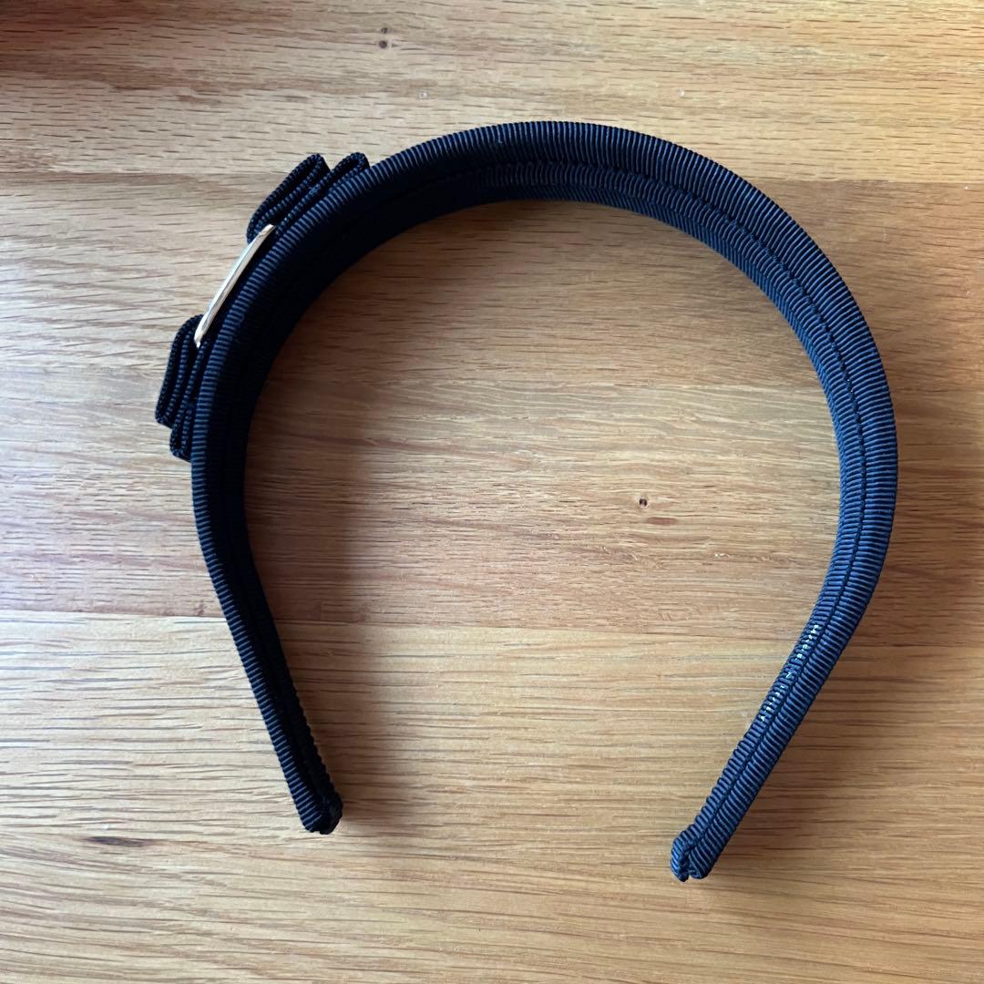 Salvatore Ferragamo ブラック ヘアバンド｜Salvatore Ferragamo