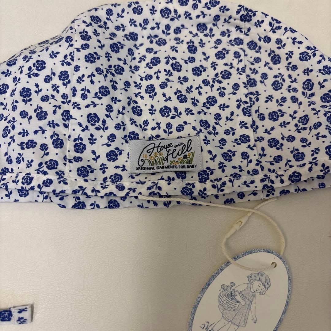 house on the hill flower ボンネット 80サイズ
