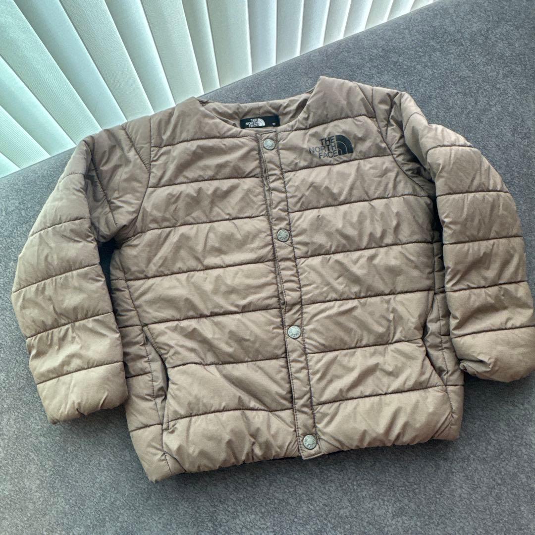 ノースフェイス　マイクロゼファーカーディガン（べビー）収納袋付き　90