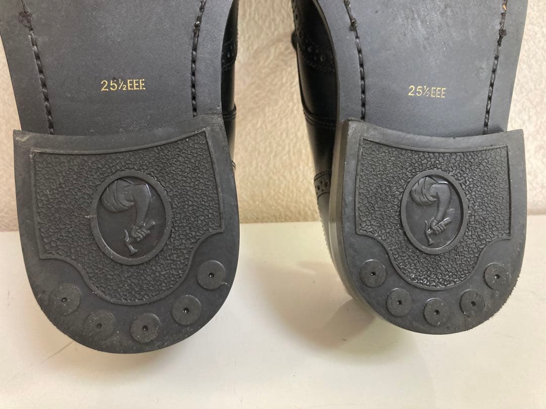 【極美品】 REGAL ビジネスシューズ ウイングチップ 黒 フルブローグ