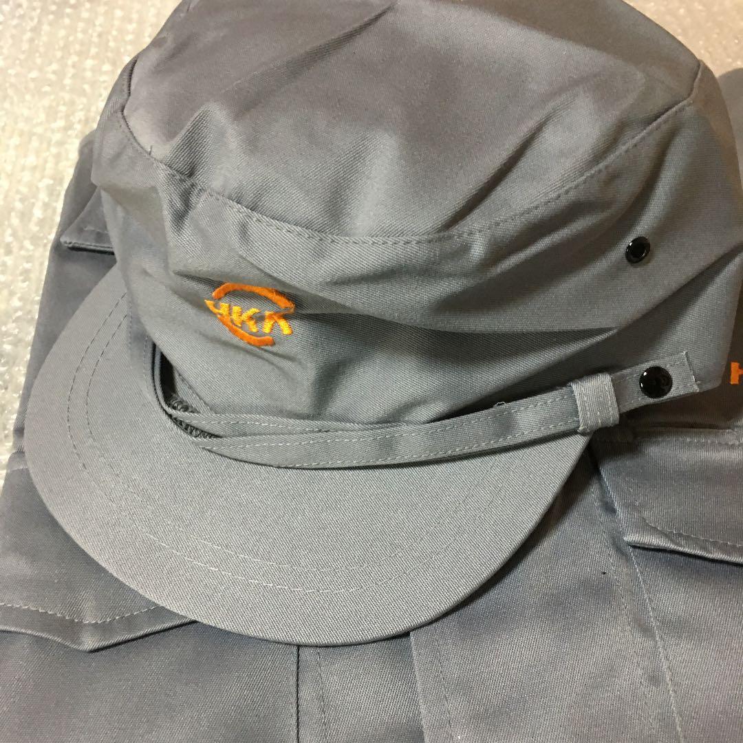 ☆195 ②国鉄浜松工事内 浜松交通機械（株）作業着長袖 上下 帽子 3点セット