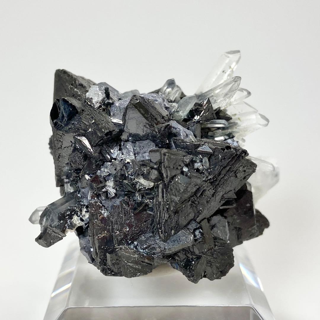 スファレライト ガレナ クォーツ 鉱物標本 原石 天然石 ストーン 共生標本