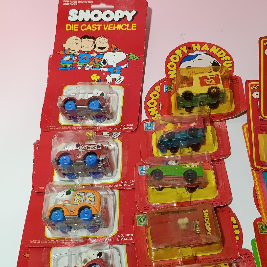 超お得セット　スヌーピー ミニカー　16個　アメトイ　ビンテージ　レア