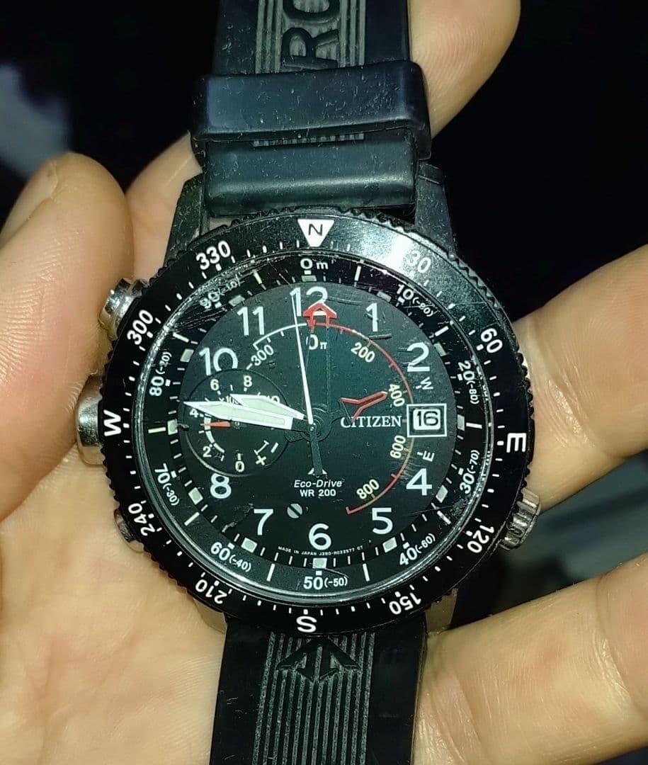 K*s様 CITIZEN エコドライブ 腕時計 クロノグラフ