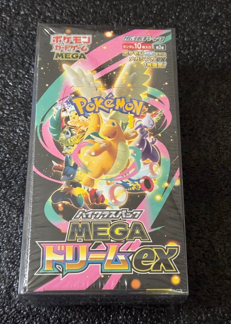 MEGAドリームex シュリンク付き 未開封 box ポケモンカード - メルカリ