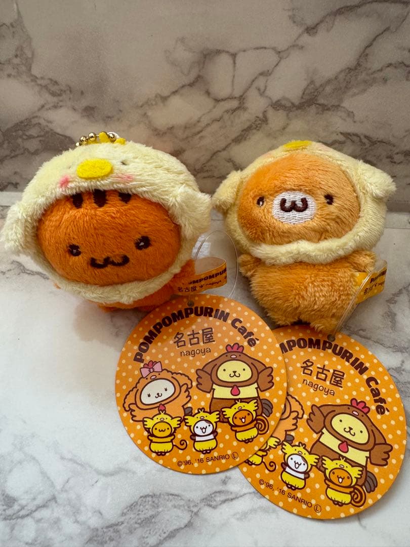 ポムポムプリンカフェ名古屋 名古屋コーチン マスコット まとめ売り タグ付き