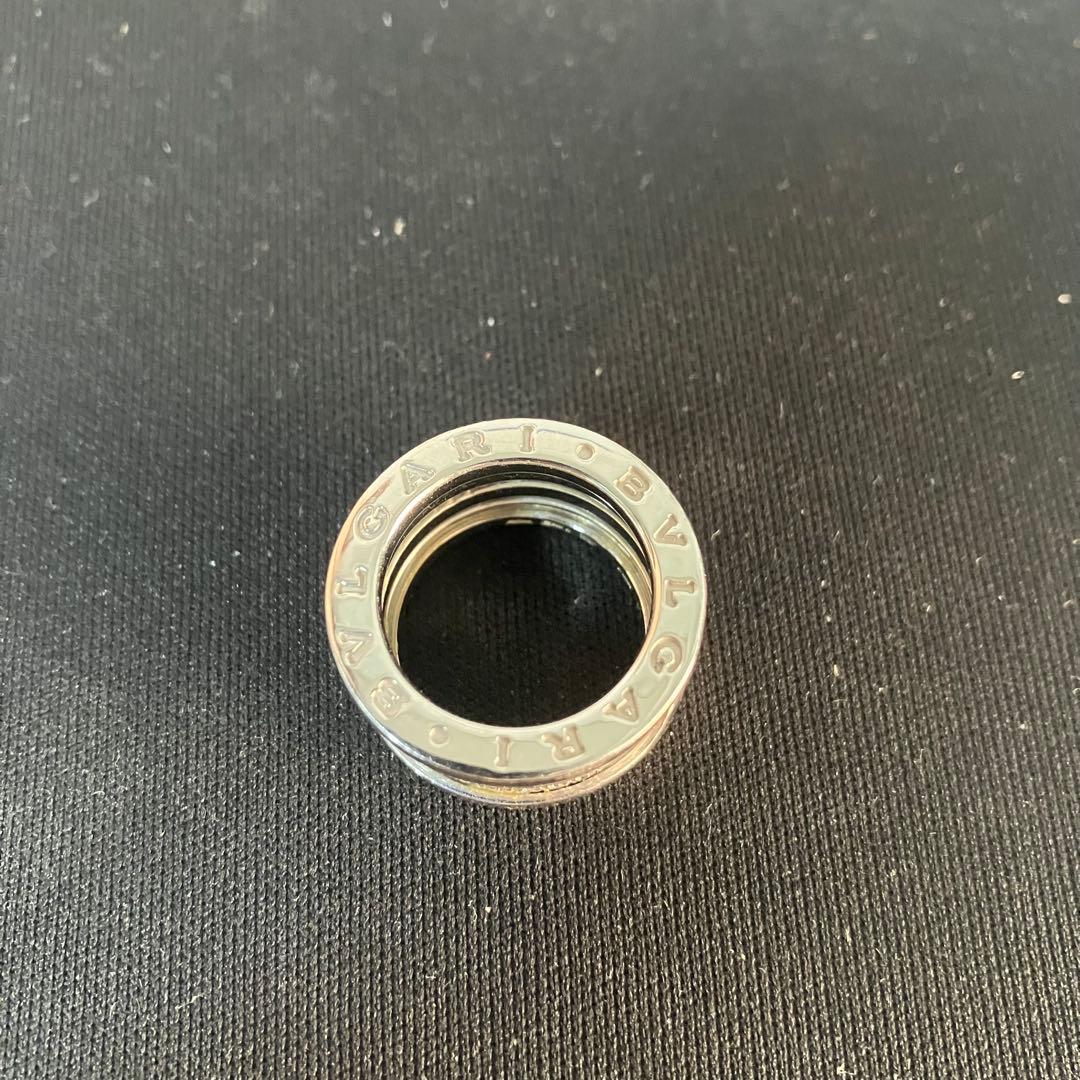 ブルガリ BVLGARI　ビーゼロワン　ダイヤモンド パヴェ　K18WG 750