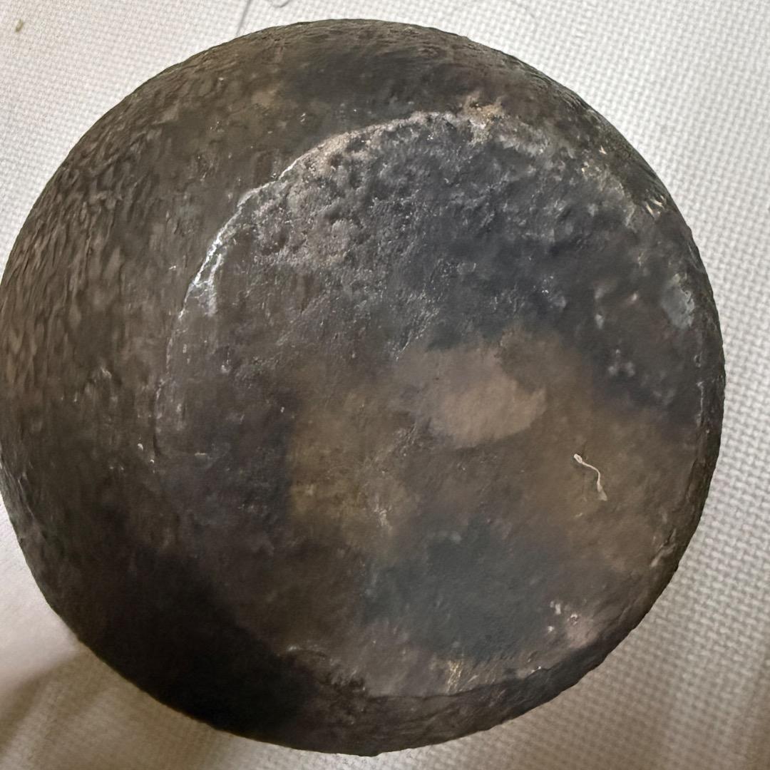 亀文堂 造 日本亀文 鉄瓶 金銀象嵌 岩肌地 骨董美術 茶道具 重量約2329g