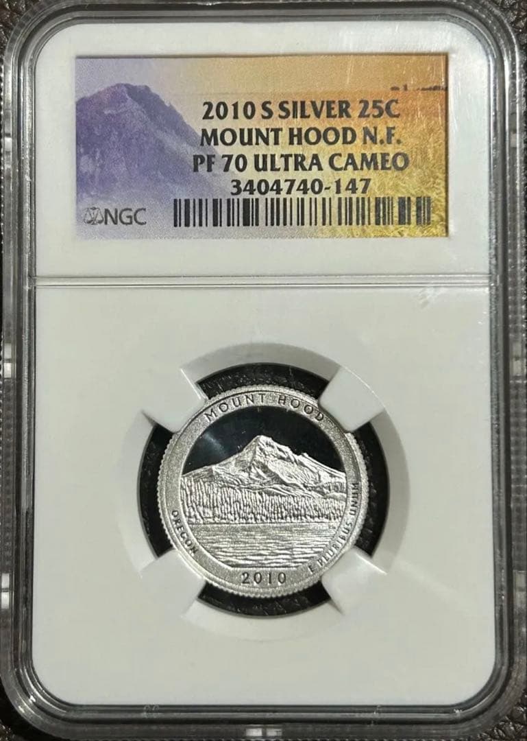 最高鑑定】2010年銘 アメリカ 25セント銀貨 NGC鑑定 PF70 - メルカリ