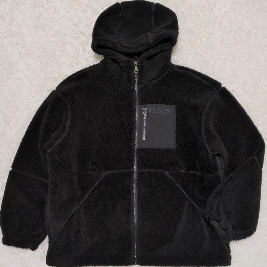 RAD MARKET♦the GazettE ボアフリース パーカー 黒 L