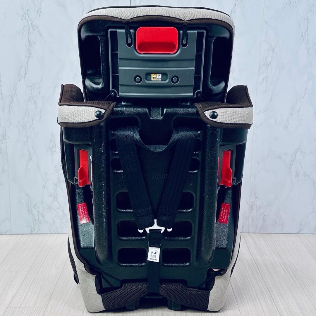 美品 Aprica アップリカ エアグルーヴ プラス ジュニアシート ブラウン