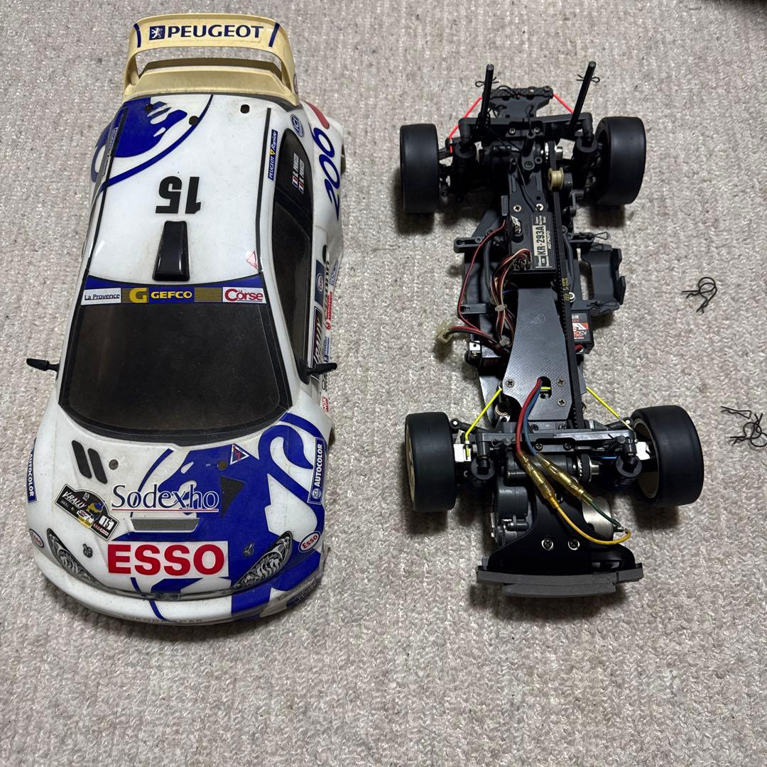 TA03F PRO カーボンシャーシ KSC1000 KR-293A 当時物