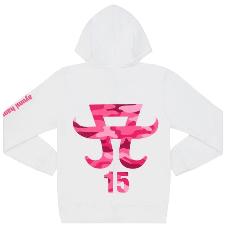 美品☆浜崎あゆみ パーカー ホワイト 白 15th 15周年 - メルカリ