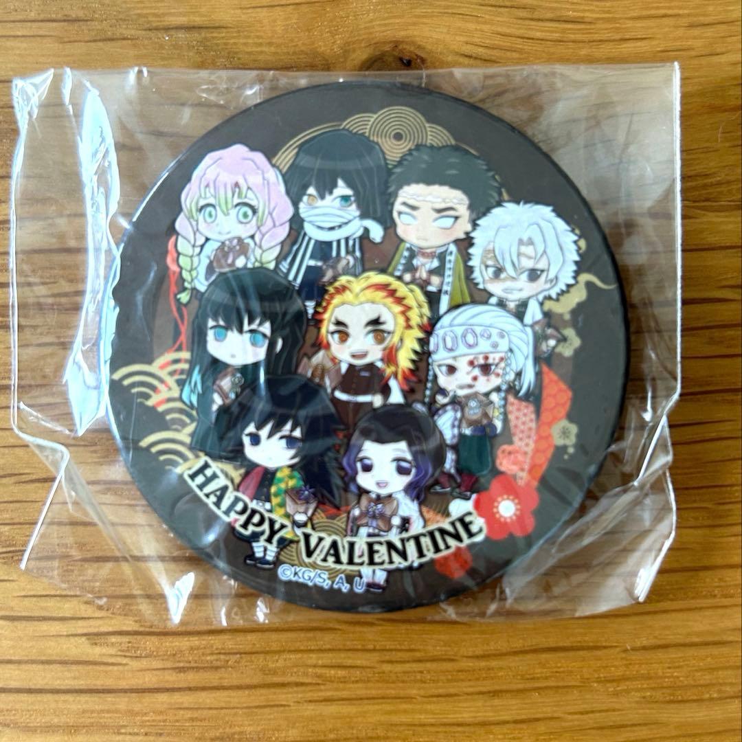 【希少】鬼滅の刃　プリロール　バレンタインケーキ　缶バッジ 鬼滅の刃 プリロール バレンタイン ケーキ 2020 限定 缶バッジ 時透無