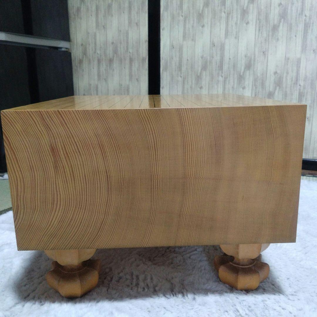 【囲碁】本榧碁盤　7寸　柾目盤