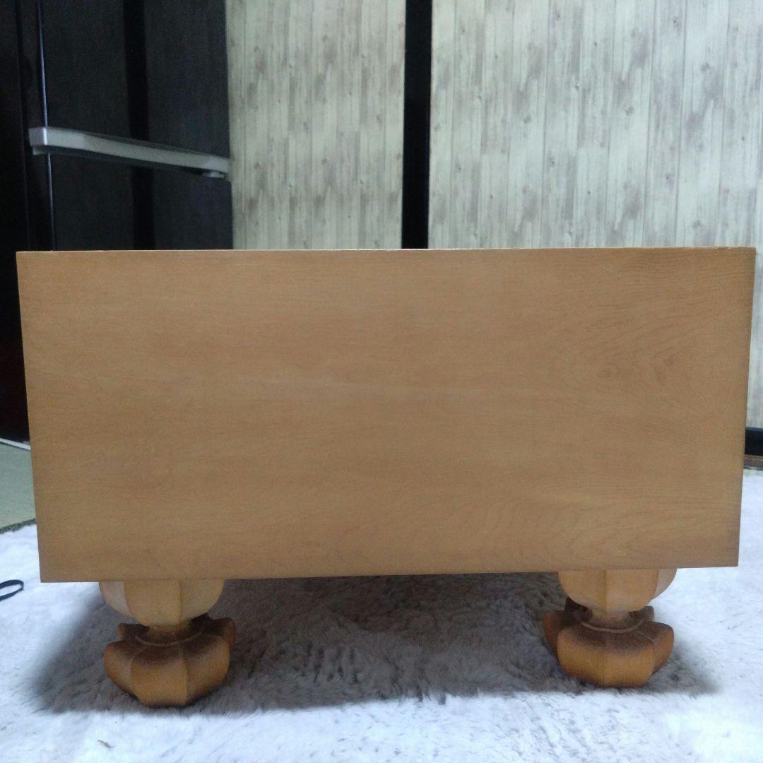 【囲碁】本榧碁盤　7寸　柾目盤