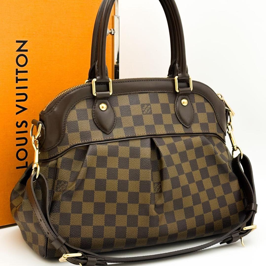 ルイヴィトン ダミエ トレヴィ PM ハンドバッグ ショルダーバッグ 肩掛け