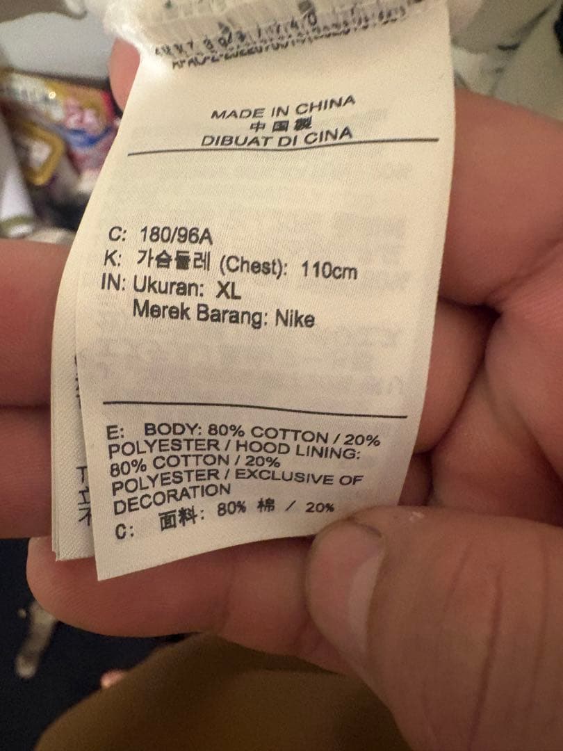 Nike スキー雪景色パーカー XL