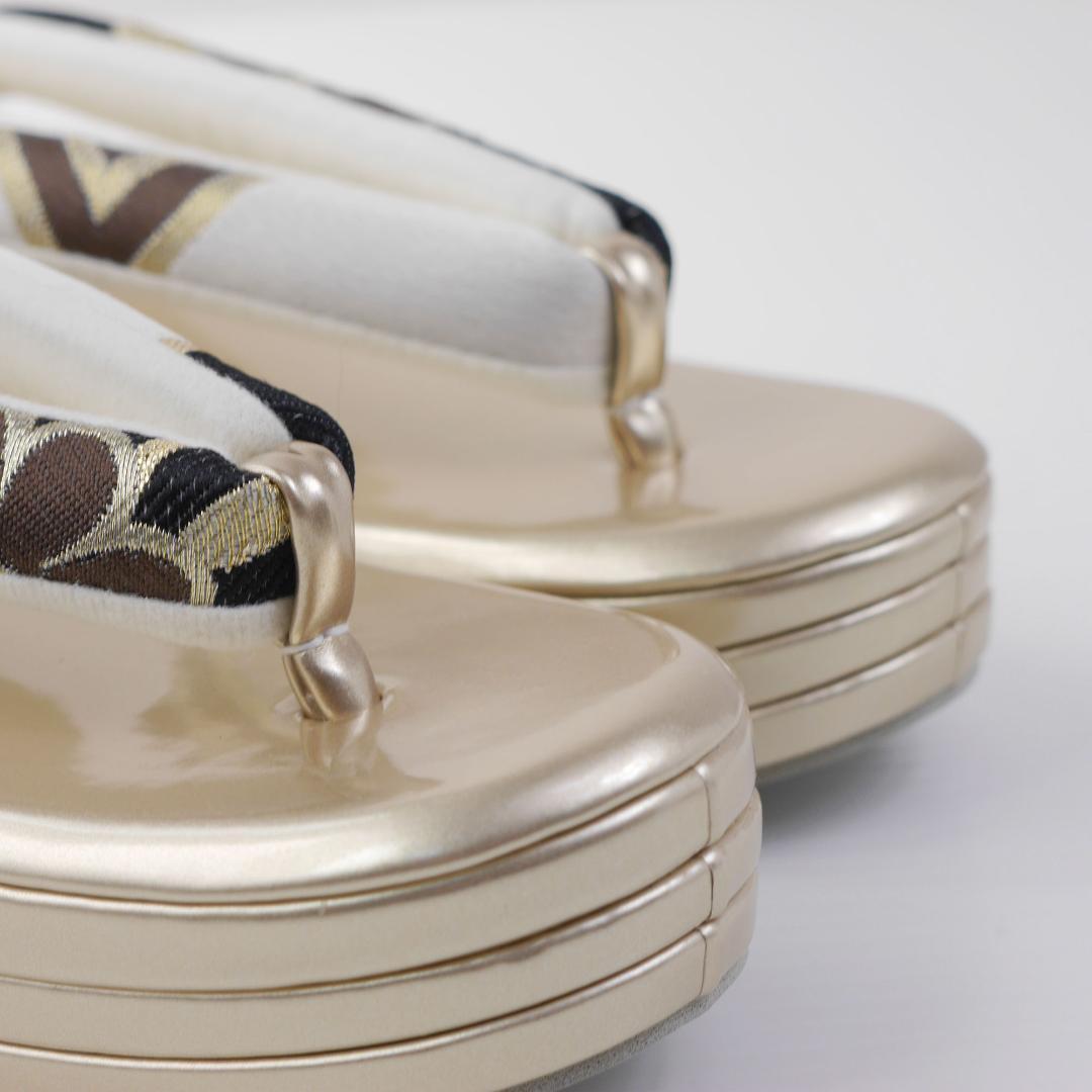 草履バッグセット 着物 振袖 成人式 厚底 ヒール草履 uzouri94-6