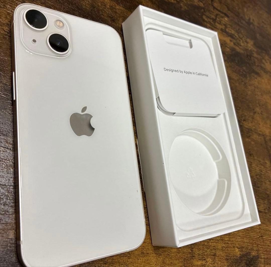 iPhone 13 Starlight 128GB 本体 ホワイト81%