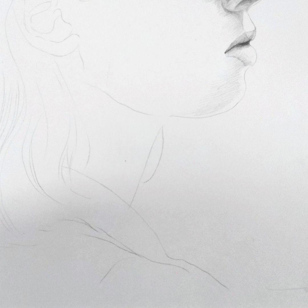 安冨洋貴（安富洋貴）人気の鉛筆画家 鉛筆画 希少 1点もの