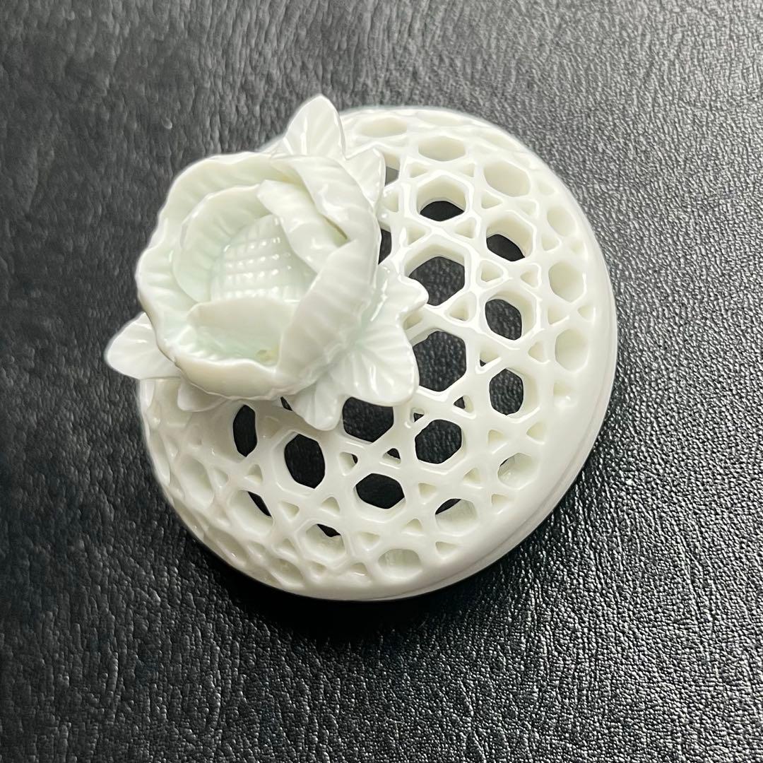 15代 中里茂右衛門 青海波 香炉