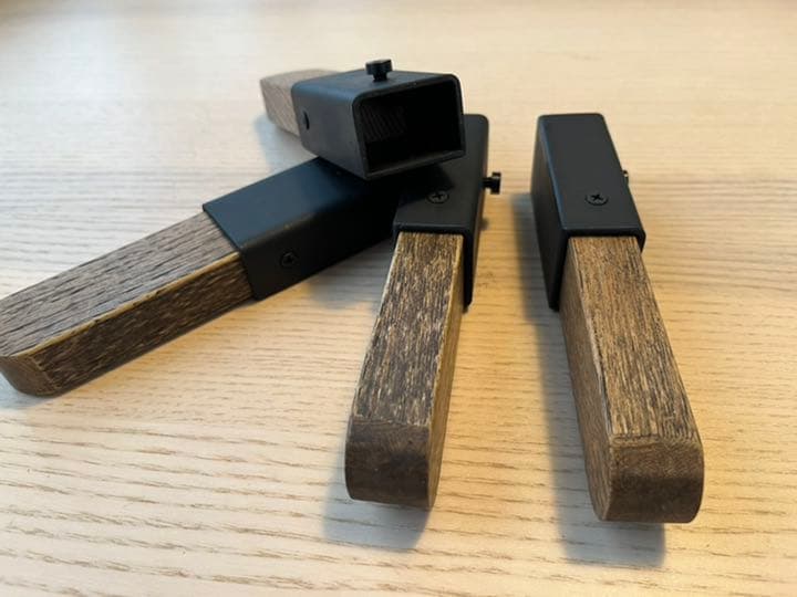 ブラックデザイン 卸売 ハレテーブル 延長脚 自作 複数購入可②