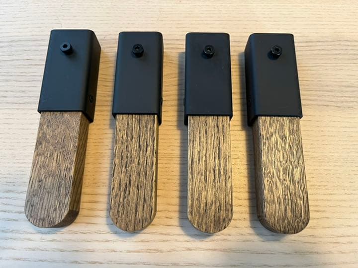 ブラックデザイン 卸売 ハレテーブル 延長脚 自作 複数購入可②