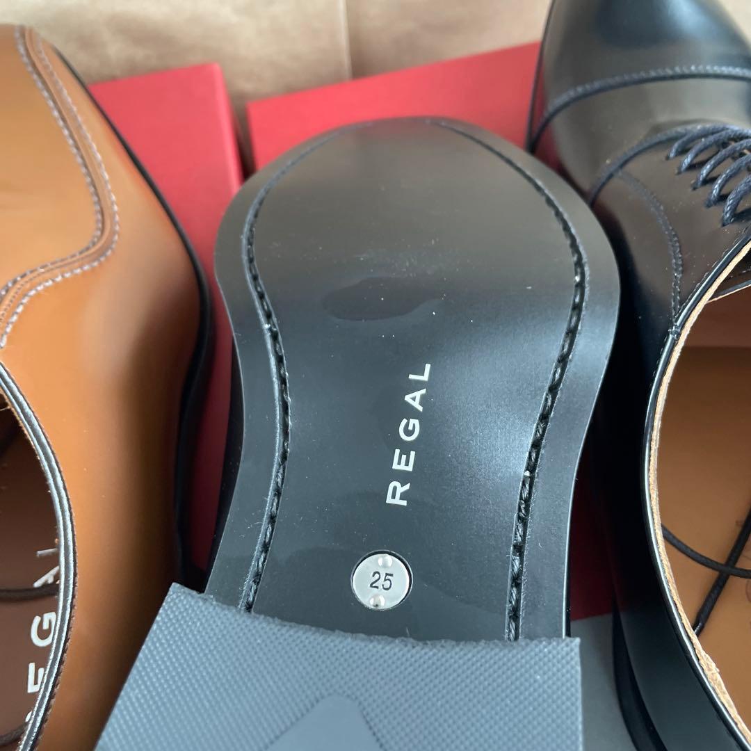 リーガル　318Rブラウン　811Rブラック　25CM 2足セット