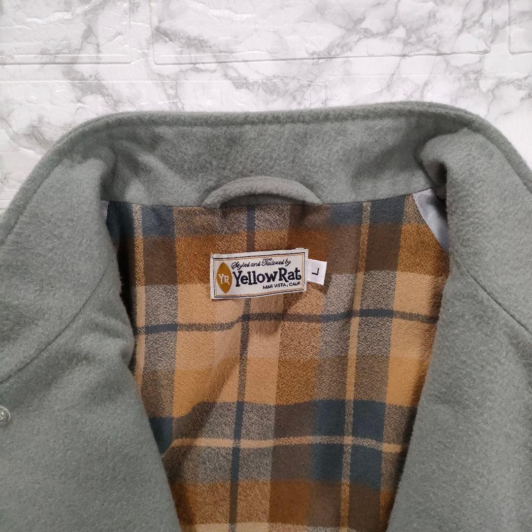 Yellow Rat　イエローラット　スタンドカラーロングコート　L