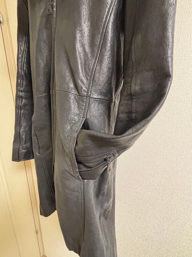 新 発売ファッション - MIDAS レザー ライダース ロングジャケット