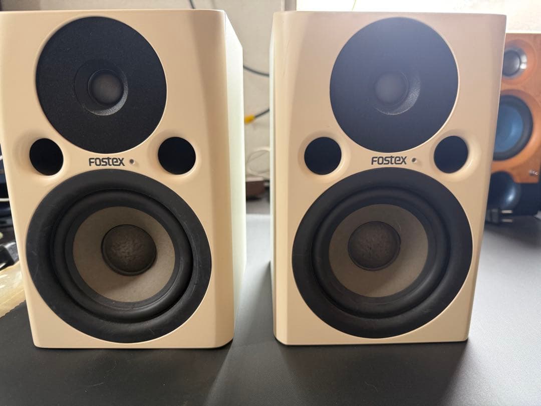 美品❗️FOSTEX PA-2 アクティブモニタースピーカー ピンク FOSTEX PA