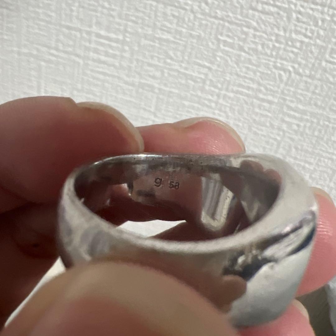 Tom Woodのリング（シルバー925） （クッション・ブラックオニキス）