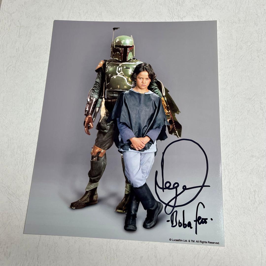 直筆サイン】ボバフェット役 ダニエルローガン ブロマイド