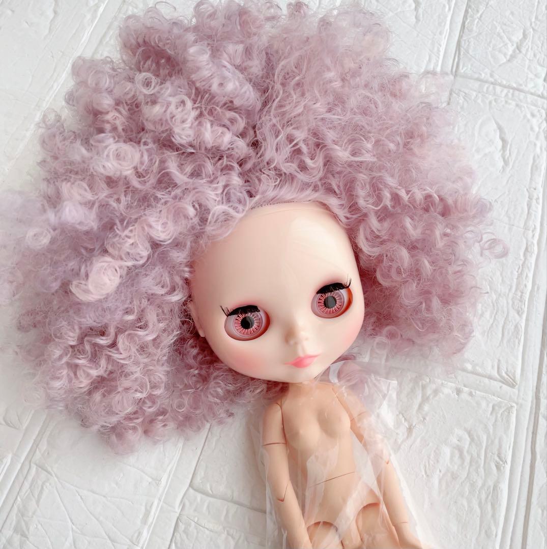 ❤️アイシードール❤️ピンクパープルミックス アフロ - メルカリ