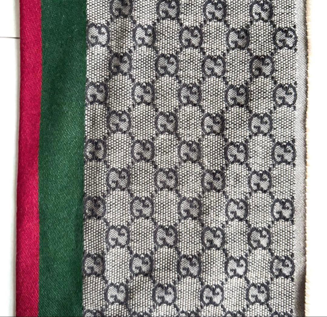 GUCCI グッチ GGロゴ 180×36 ストール ショール ウール - メルカリ