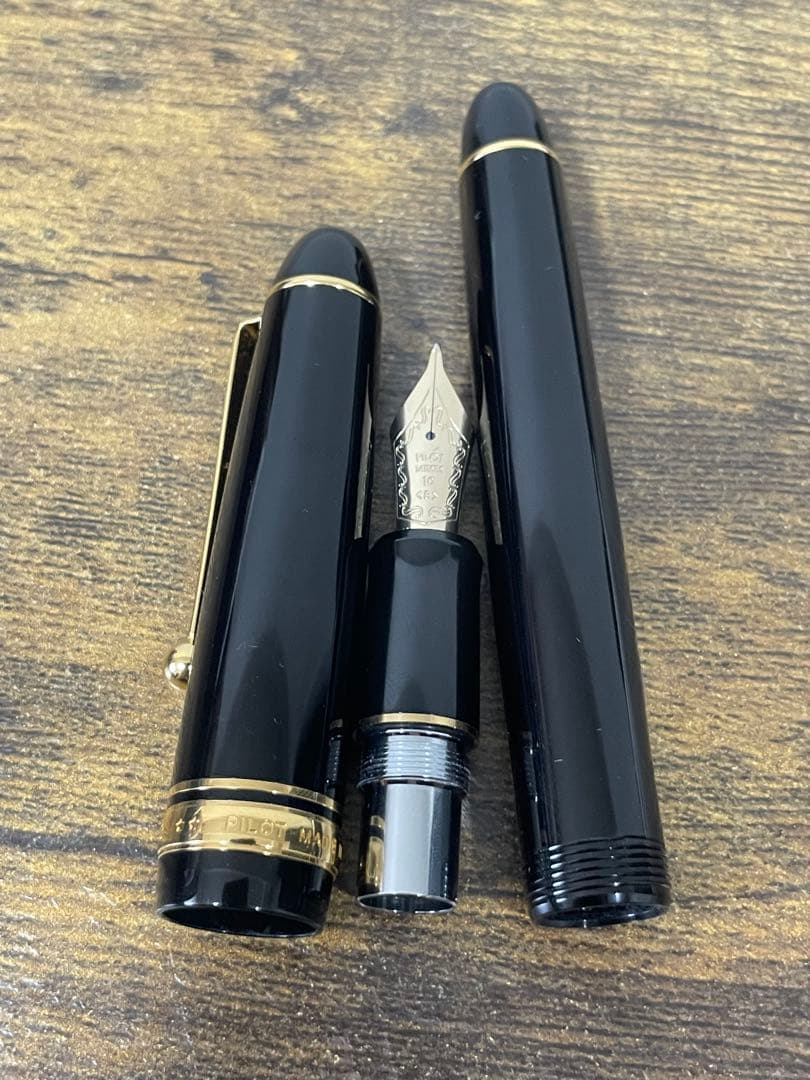 試筆のみ 大型 10号ニブ カスタム 742 パイロット 万年筆 備品あり