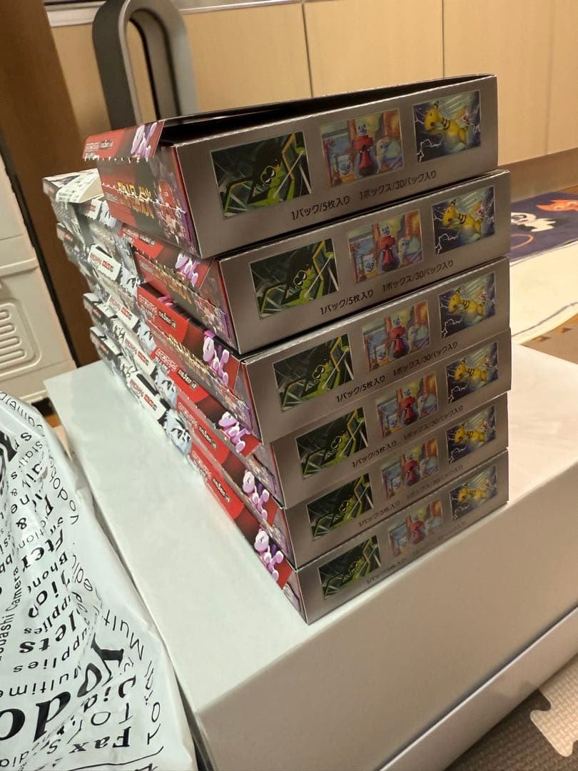 ブラックボルト5BOX,ホワイトフレア5BOX, ロケットの栄光6BOXペリ無し