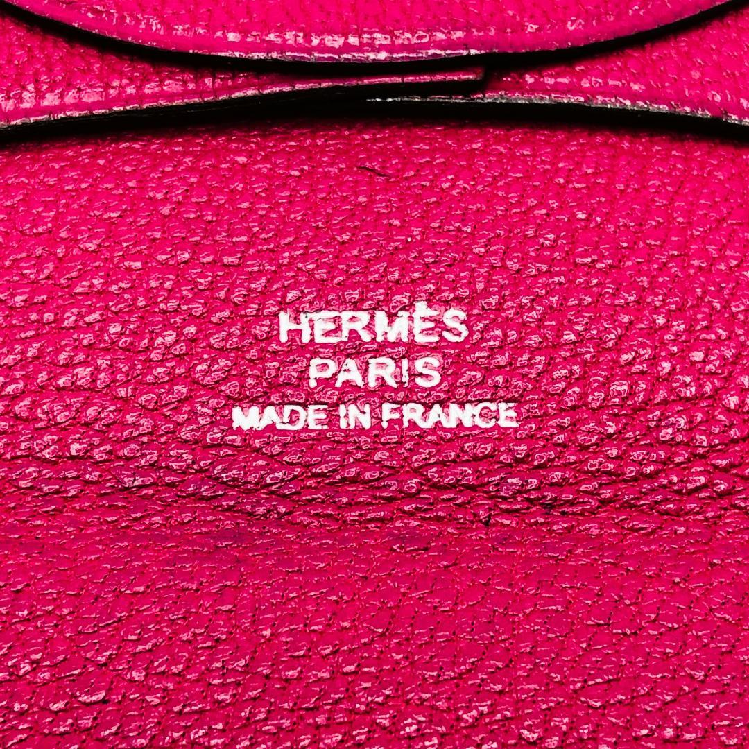 HERMES エルメス バスティア シェーブル ケース □K刻印 美品