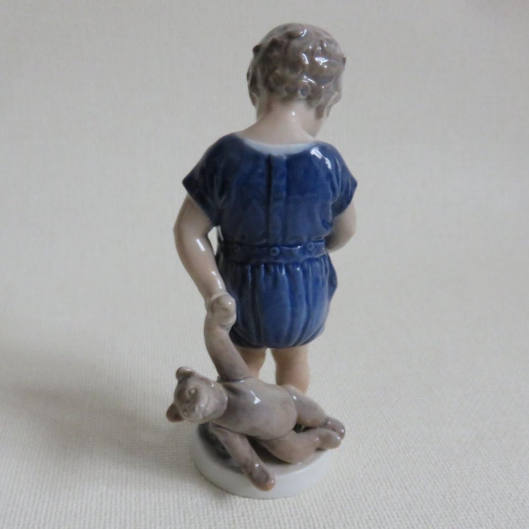 ロイヤルコペンハーゲン テディベア 男の子 フィギュリン