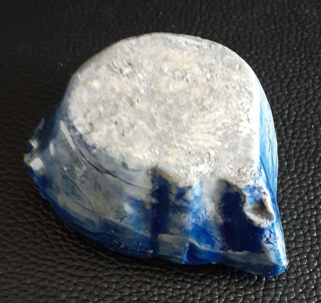 李氏朝鮮時代 李朝 瑠璃釉 陽刻浮彫 魚形 水滴 文房具 書道具