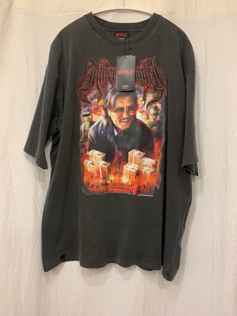 NETFLIX 地面師たち Tシャツ XL ハリソン山中 tee VA - メルカリ