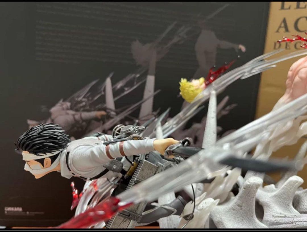 進撃の巨人 調査兵団 兵長 リヴァイ ガレージキット フィギュア 塗装済み