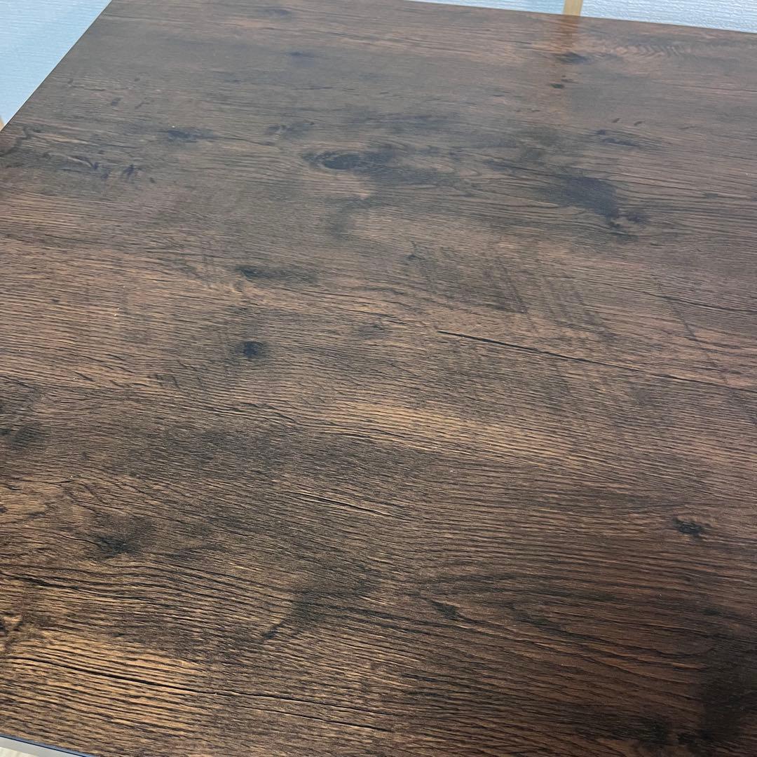 段階高さ調節・ローテーブル・ダイニングテーブル・キャスター付きブラウン